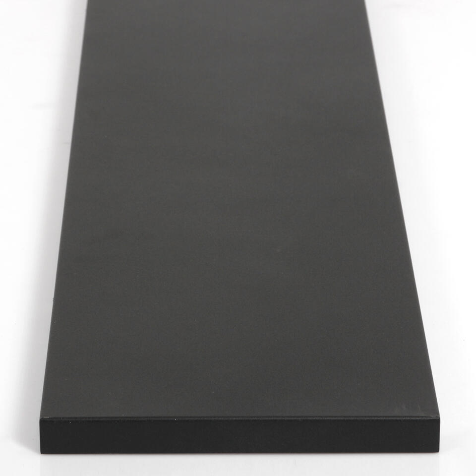 Ylumen Plafondplaat 100 x 25 cm - zonder gaten - zwart