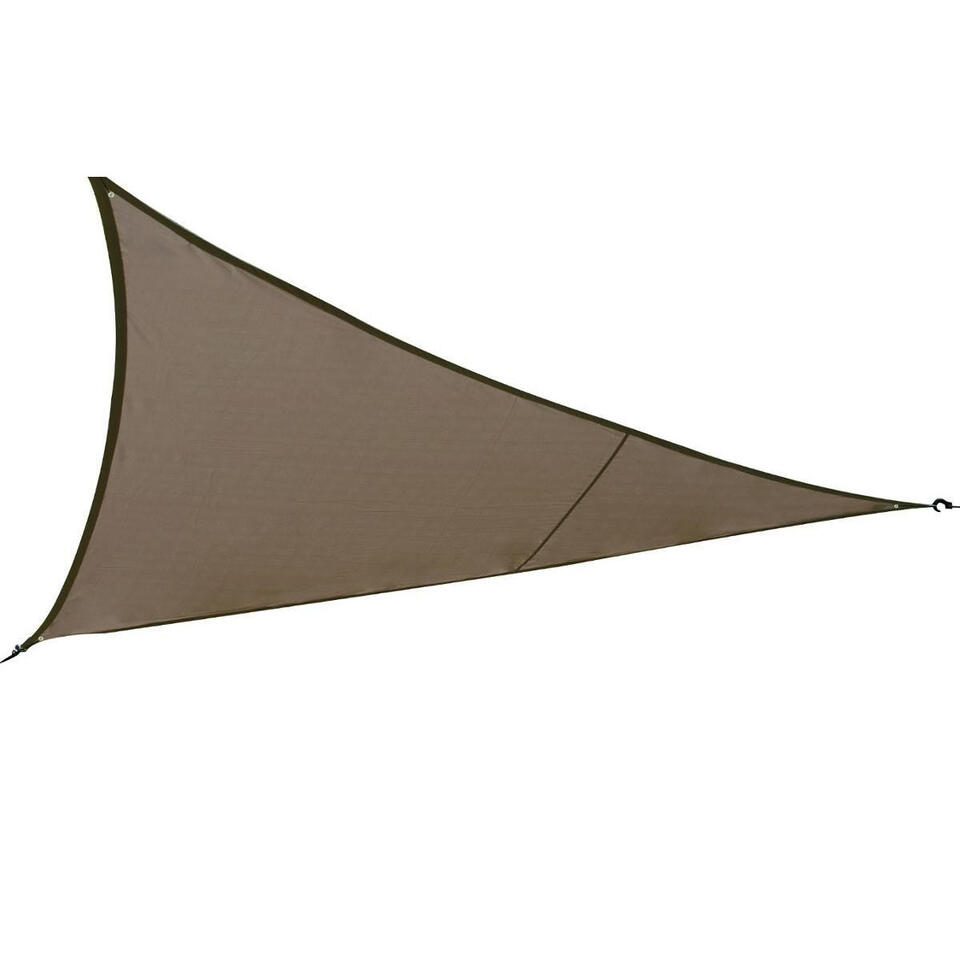 Hesperide Schaduwdoek Curacao - driehoekig - taupe - 3x3m