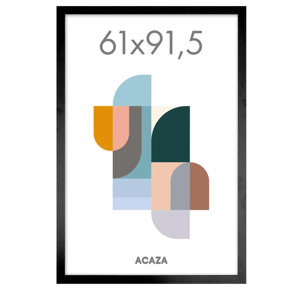kleermaker opladen Conceit ACAZA Fotolijst Poster Formaat 61x91,5 cm - MDF Hout - Zwart | Leen Bakker