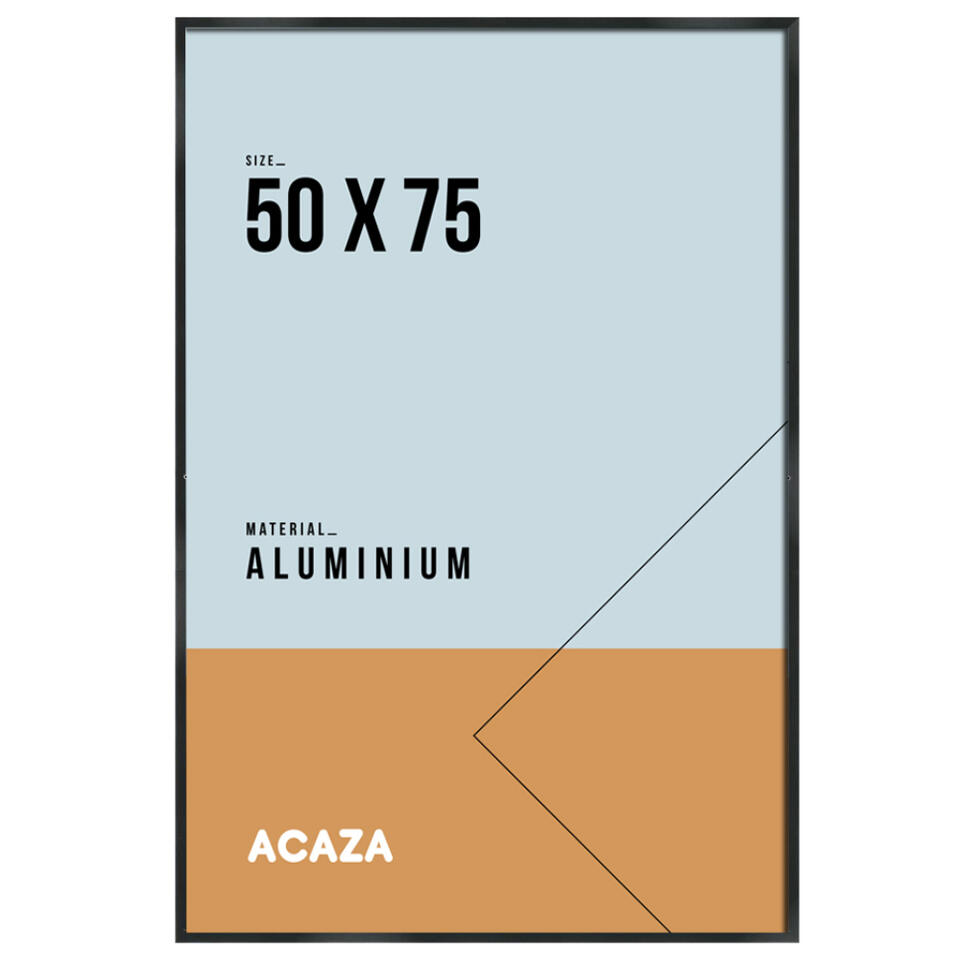 ACAZA Fotokader, Fotolijst cm x 75 cm, Plexiglas, Zwarte Rand | Leen Bakker