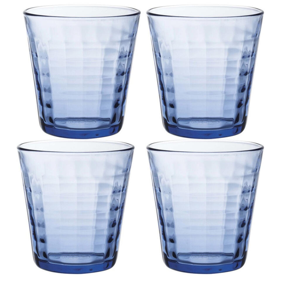 Raad Herformuleren maak een foto Duralex Drinkglazen - 4 stuks - blauw - 275 cm - glas | Leen Bakker