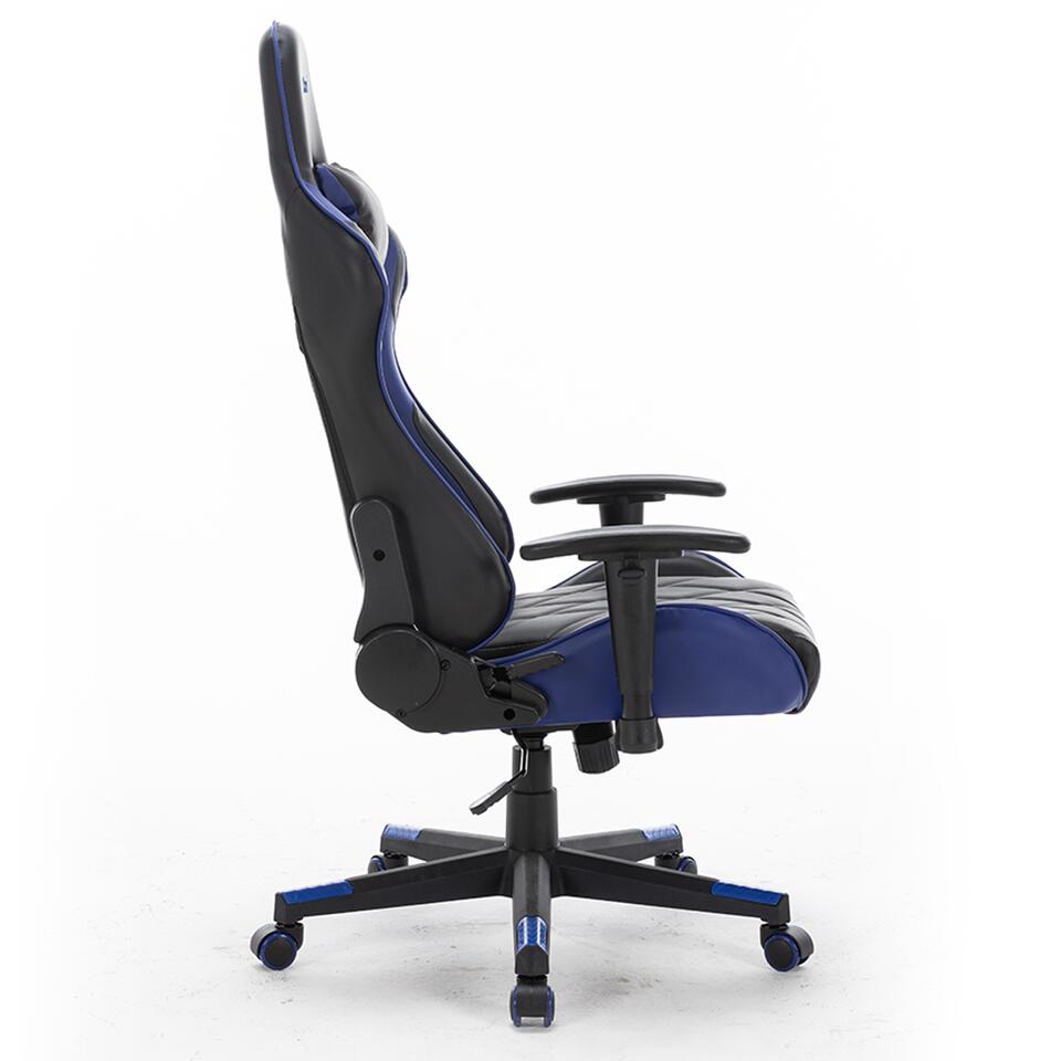 Ocazi Nevada Gaming stoel - Bureaustoel - Zwart/Blauw