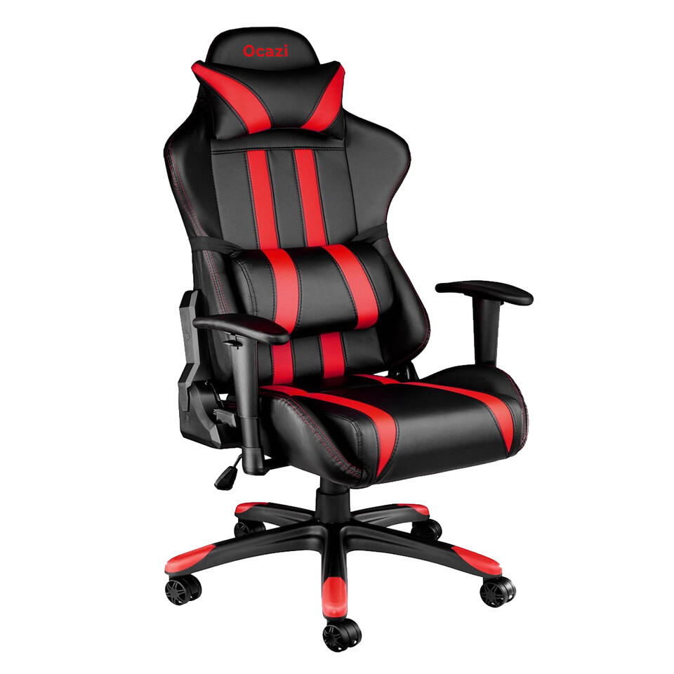 Ocazi Chicago Gaming stoel - Bureaustoel - Zwart/Rood product