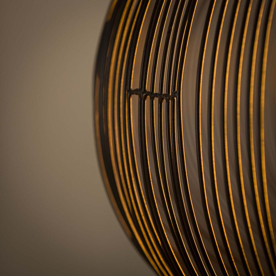 Hoyz - Hanglamp Copper Twist - Zwart Nikkel - Industrieel - 70x70x150