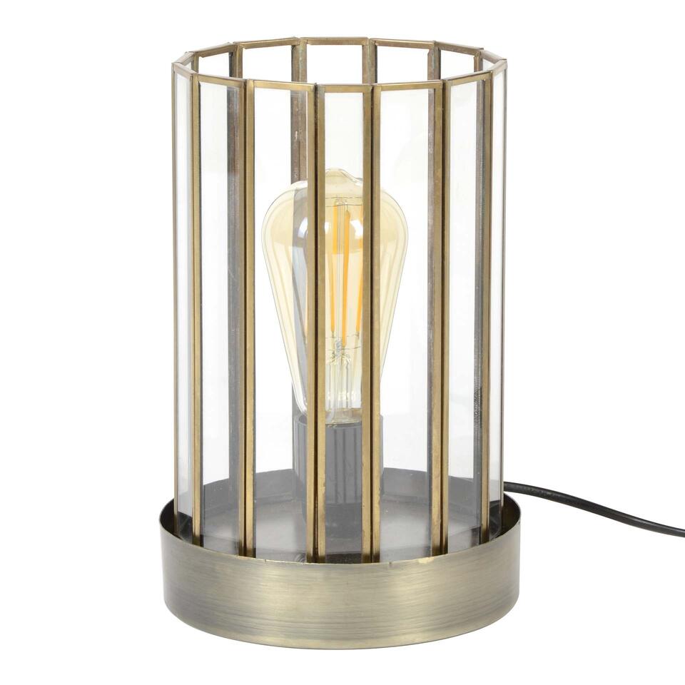 milieu Rijpen Rechtzetten Hoyz - Industriele Tafellamp - Vintage Metaal - Tafellamp Cylinder Vorm | Leen  Bakker