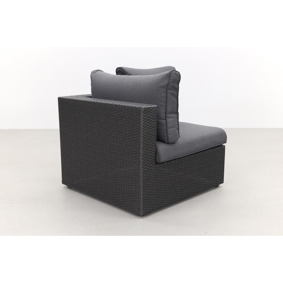 Suns Parma loungeset - inclusief stoel + middenelement - Antraciet