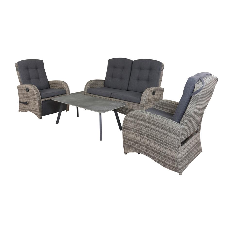 VDG Casablanca/Azoren stoel-bank verstelbare loungeset - 4-delig product