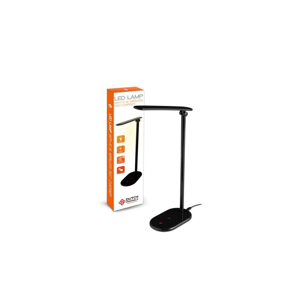 Dutch Originals Bureaulamp met draadloze smartphone oplader