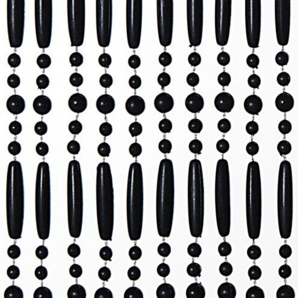 Vliegengordijn / Deurgordijn - Perla - 100x240 - zwart | Leen Bakker