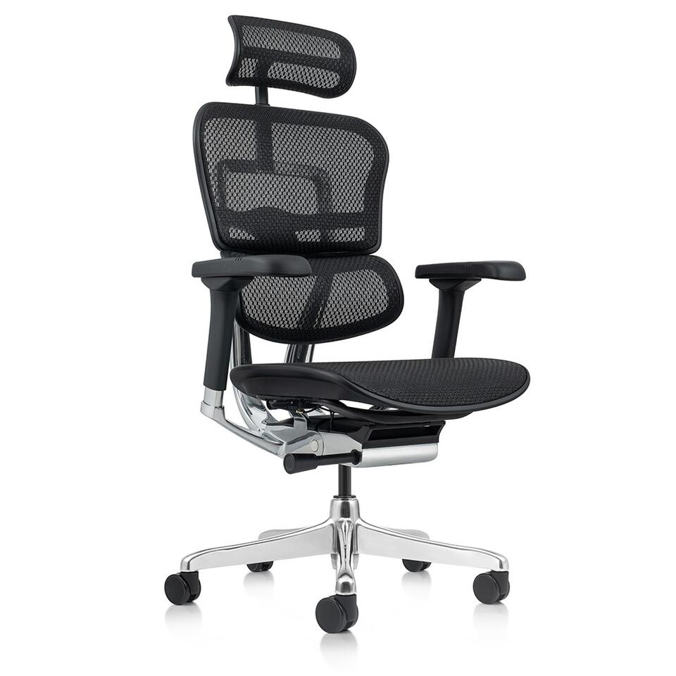 COMFORT bureaustoel Ergohuman Classic (met hoofdsteun) - Wit
