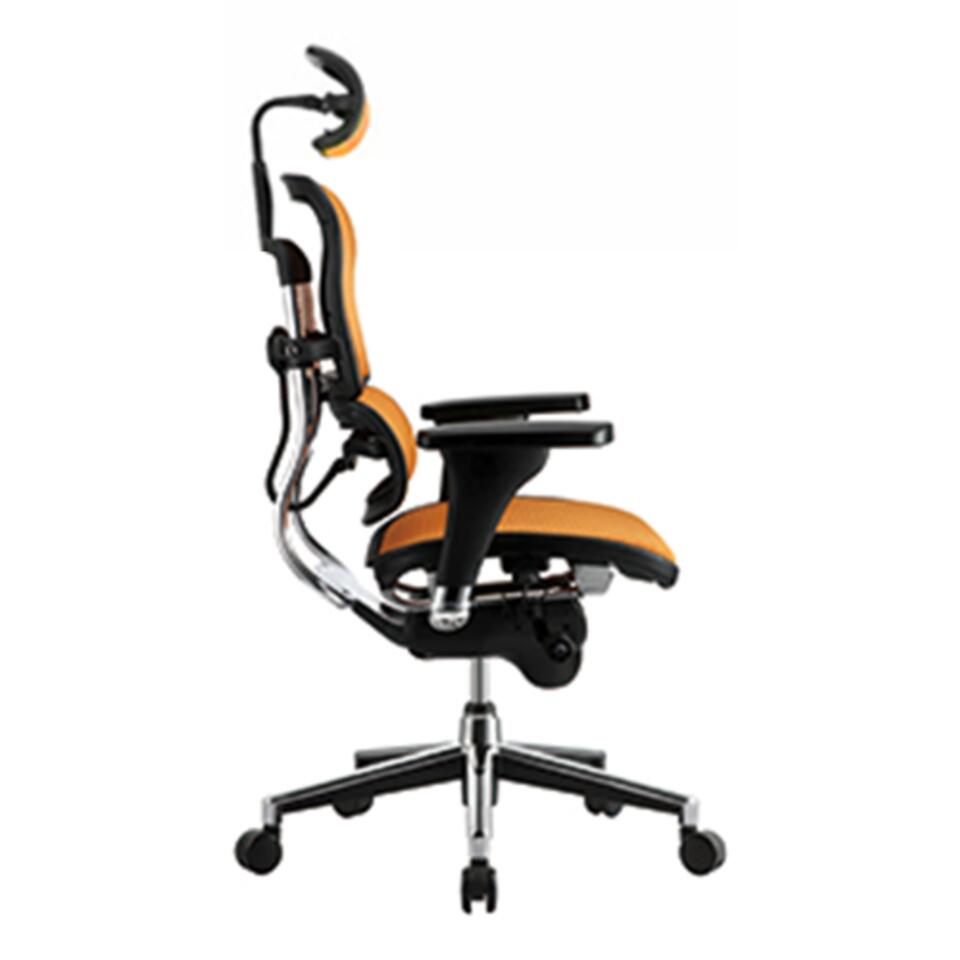 COMFORT bureaustoel Ergohuman Classic (met hoofdsteun) - Oranje