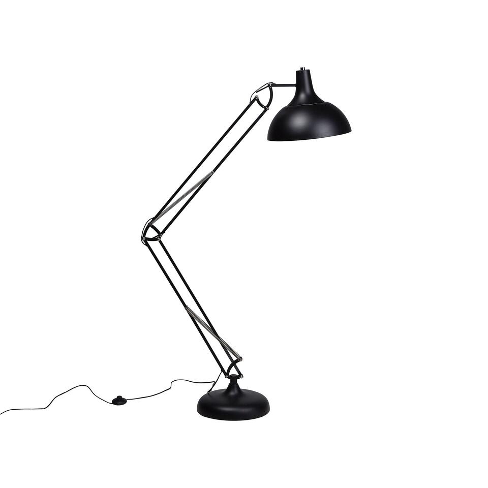 klauw Loodgieter Ontwikkelen Beliani Staande lamp PARANA - Zwart metaal | Leen Bakker