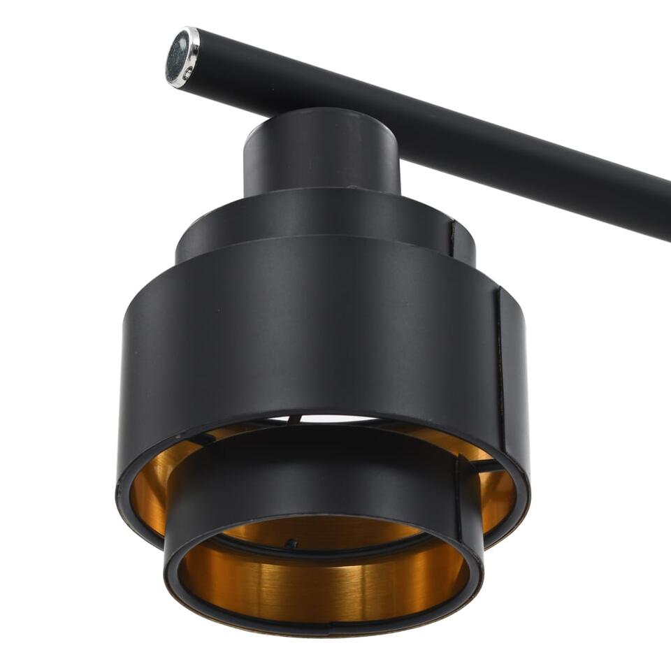 vidaXL Platfondlamp E14 82 cm zwart