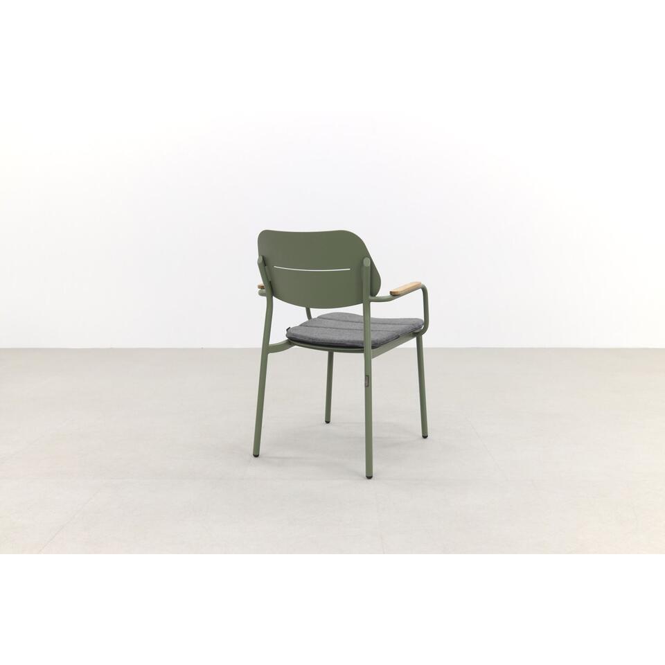 GreenChair Courage antra&green/Murano - 240x100 cm. - tuinset 7-delig