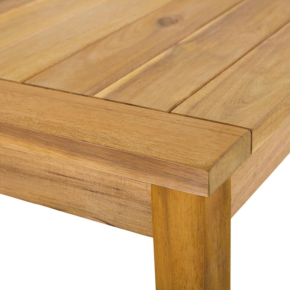 Beliani loungeset PALLANO - lichte houtkleur acaciahout