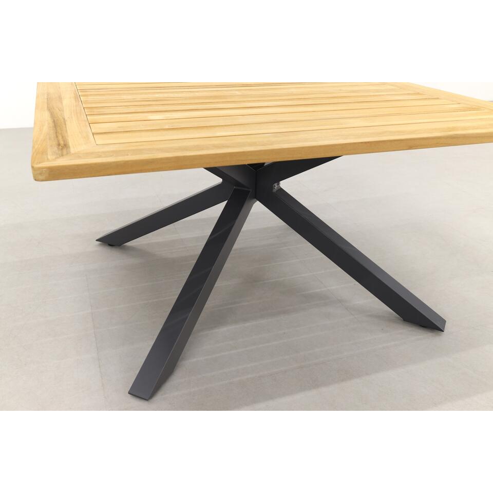 GreenChair Quote tuintafel - teakhout vierkant - 140 cm