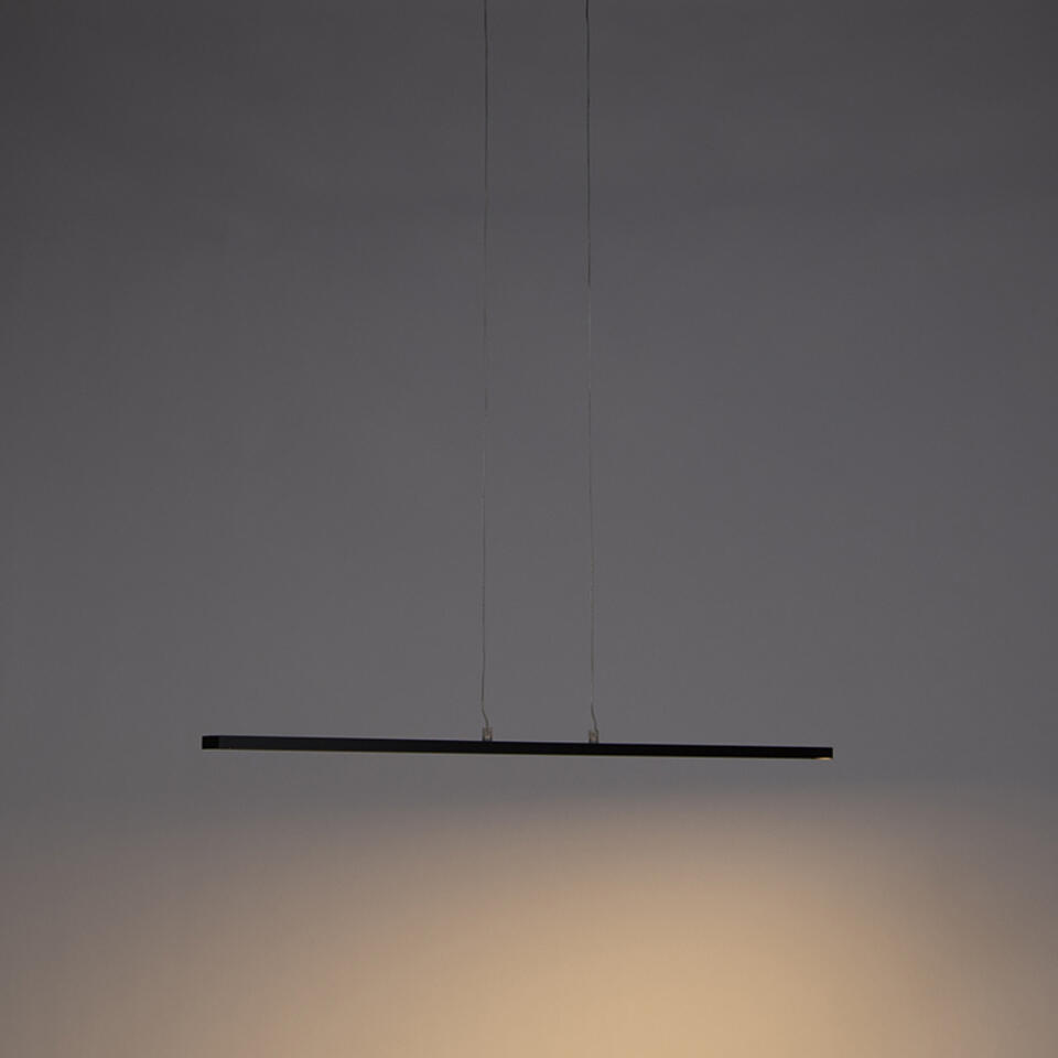 QAZQA Moderne hanglamp zwart 90 cm incl. LED - Banda