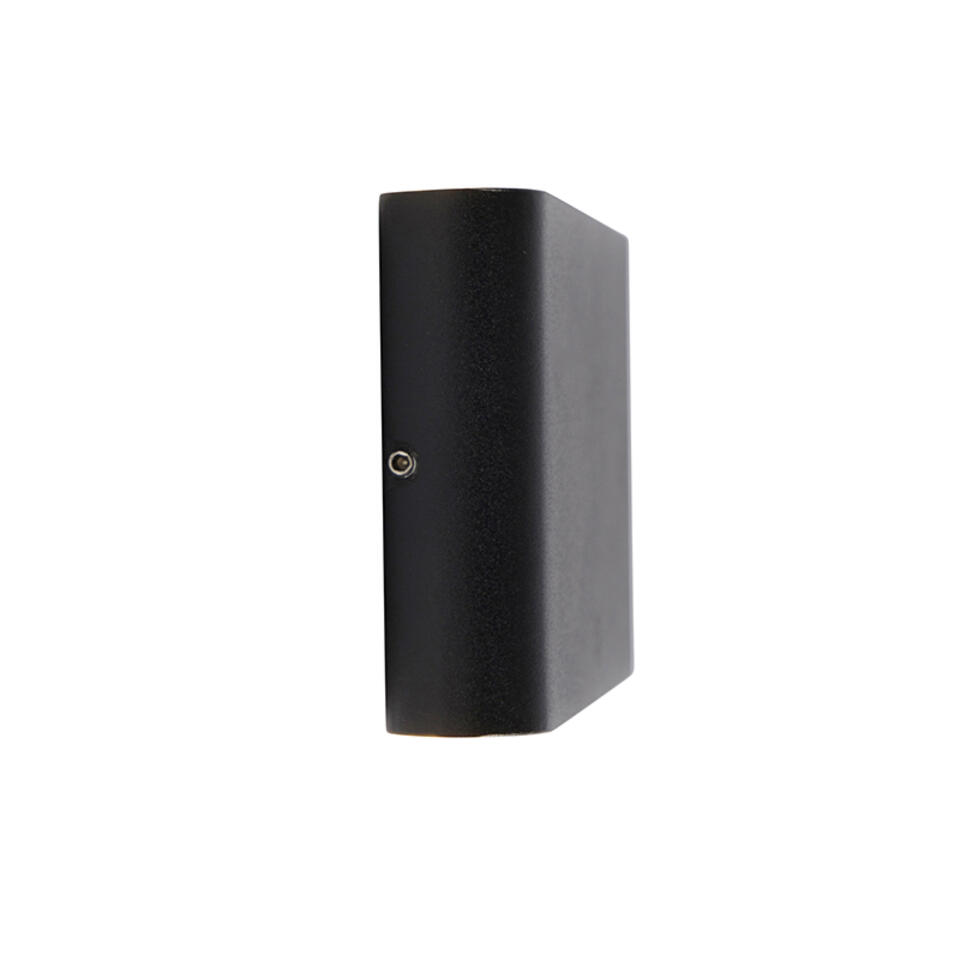 QAZQA Moderne buitenwandlamp zwart 17,5 cm incl. LED IP65 - Batt