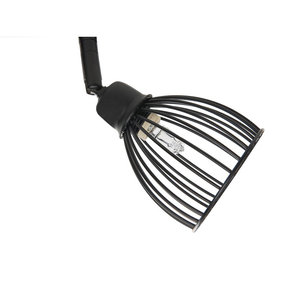 Beliani Plafondlamp GOLOK - Zwart metaal