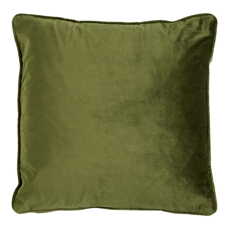 dichtheid fusie oorlog FINN - Kussenhoes velvet 60x60 cm - Chive - groen | Leen Bakker