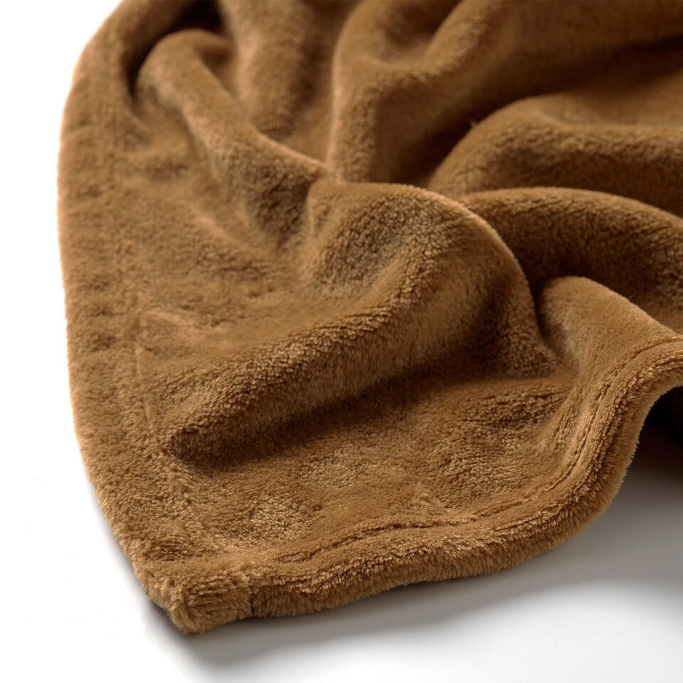 BILLY - Plaid flannel fleece 150x200 cm - Tobacco Brow - bruin - superzacht