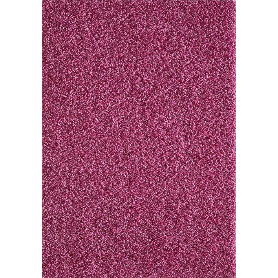 Loca Shaggy Vloerkleed Roze Hoogpolig - 200x290 CM