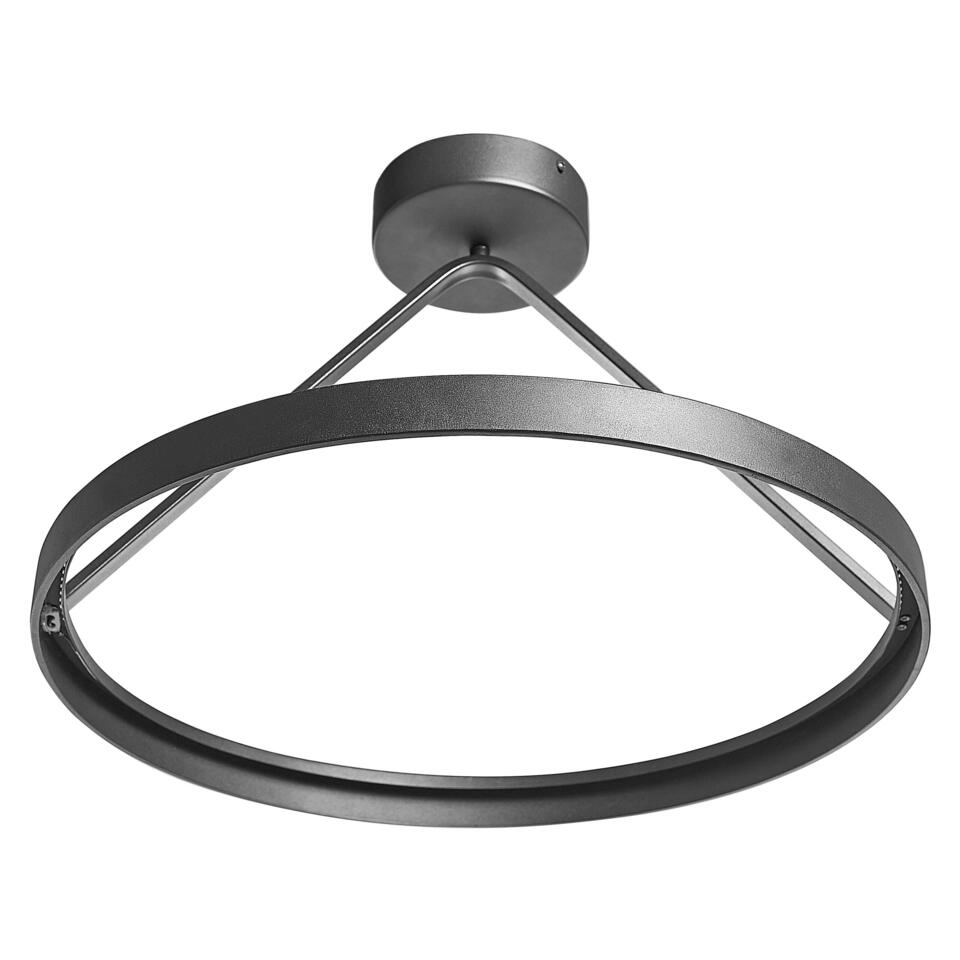 Beliani Hanglamp AGNO - Zwart staal
