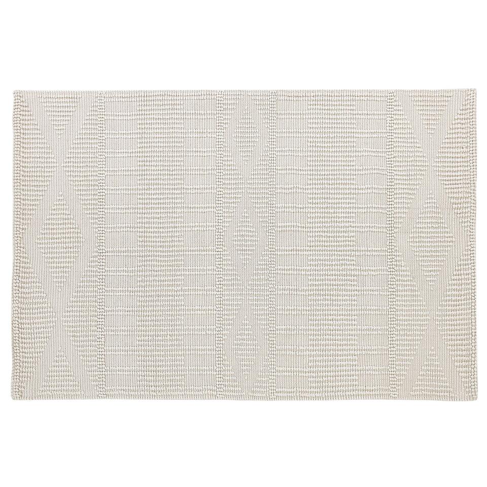 Beliani Laagpolig - LAPSEKI beige wol 160x230 cm