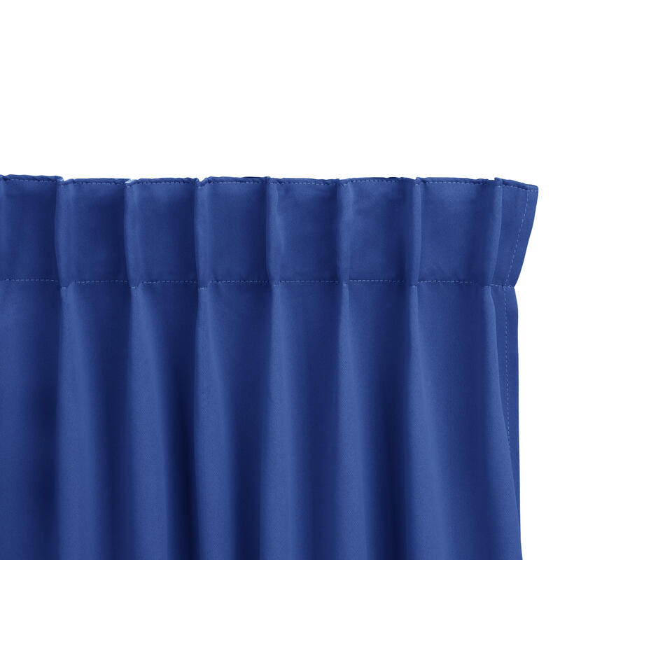 Teken een foto Duwen Cordelia Lifa Living Verduisterende Gordijnen in Blauw, 250 x 150 cm, 1 Stuk | Leen  Bakker