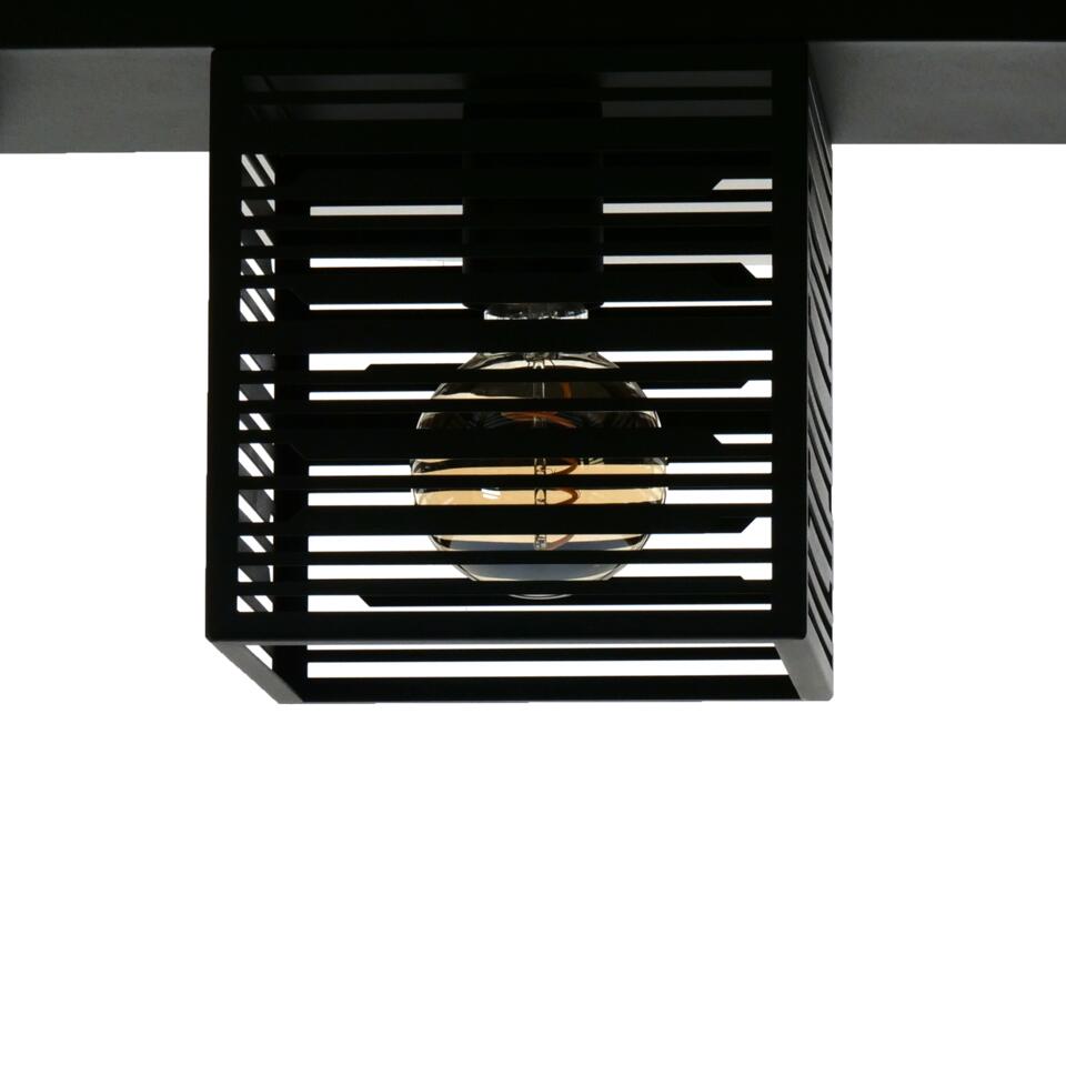 EGLO Piedritas Plafondlamp - E27 - 73 cm - Zwart