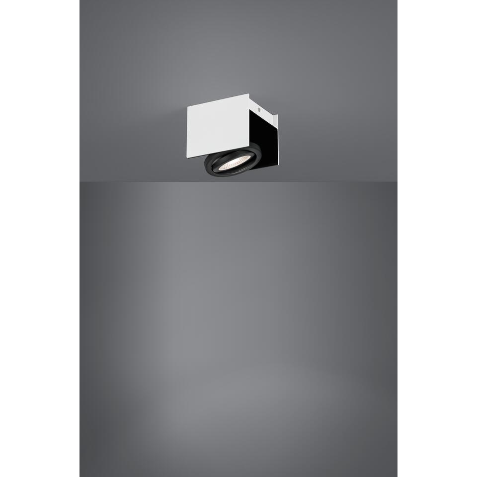 EGLO Vidago Plafondlamp - LED - 14 cm - Wit, Zwart - Dimbaar