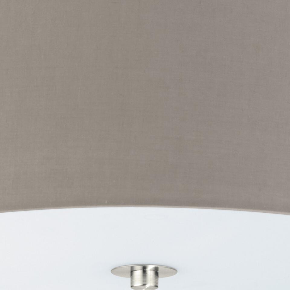 EGLO Pasteri Plafondlamp - E27 - Ø 47,5 cm - Grijs/Taupe