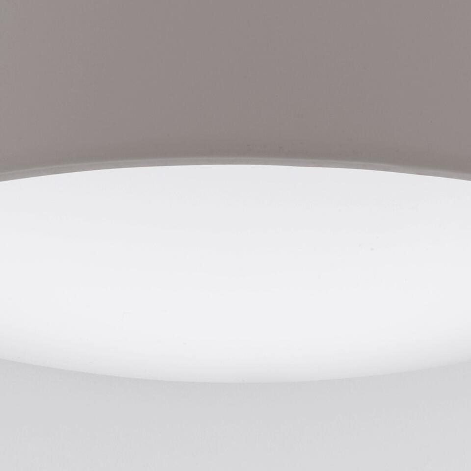 EGLO Palomaro Plafondlamp - LED - Ø 32 cm - Wit/Taupe