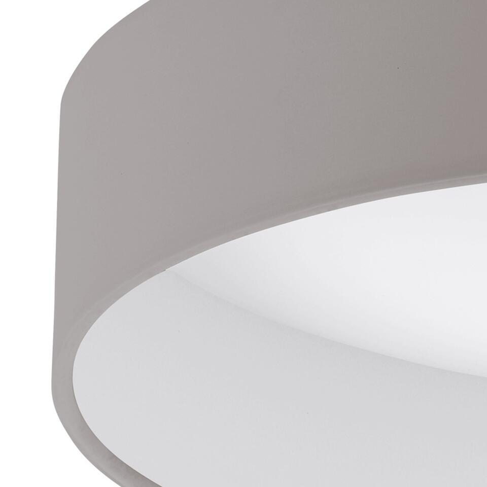 EGLO Palomaro Plafondlamp - LED - Ø 32 cm - Wit/Taupe