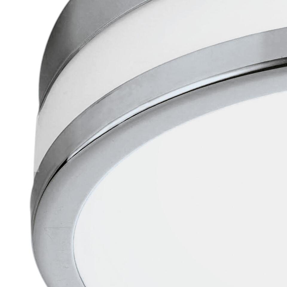 EGLO Led Palermo Plafondlamp - LED - Ø 30 cm - Grijs/Wit Gelakt