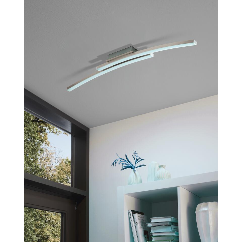 EGLO Fraioli-C Plafondlamp - LED - 105 cm - Grijs/Wit - Dimbaar