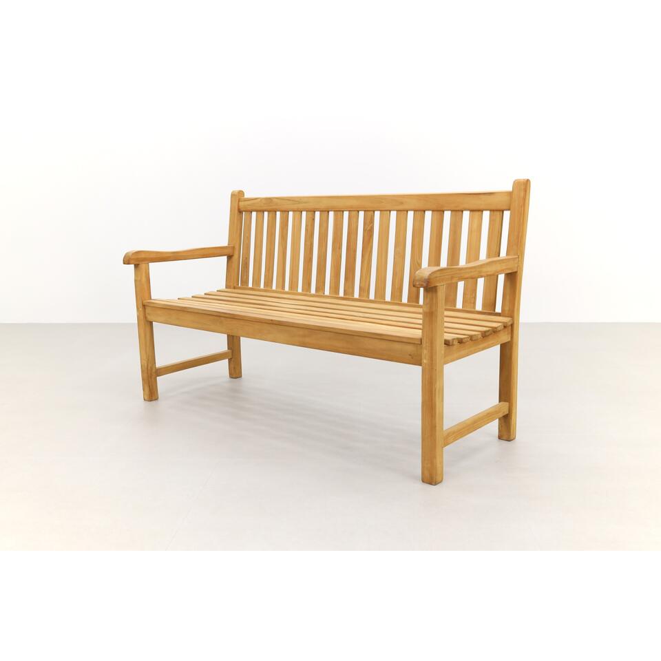 VDG Teak Houten Tuinbank Bison - 150 Cm | Leen Bakker