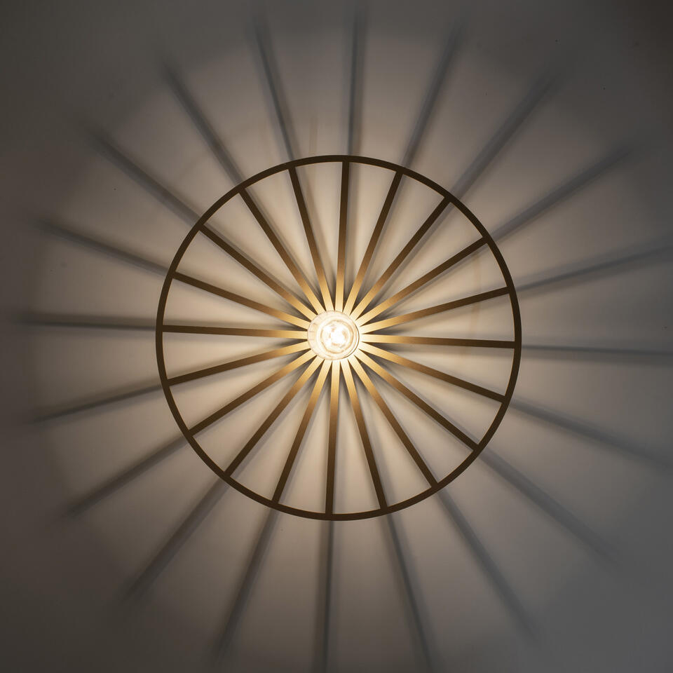 Paul Neuhaus Plafondlamp Isabella - Ø 50 cm - mat-goud