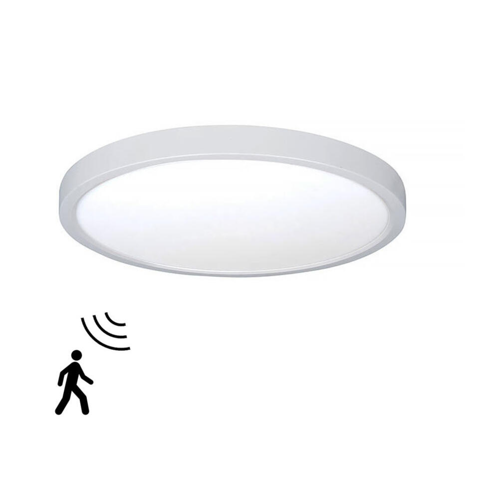 Highlight Plafondlamp Piatto - Ø 30,5 cm - Sensor - wit