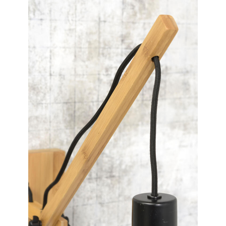 Wandlamp Bromo - Bamboe - 55x40x45cm