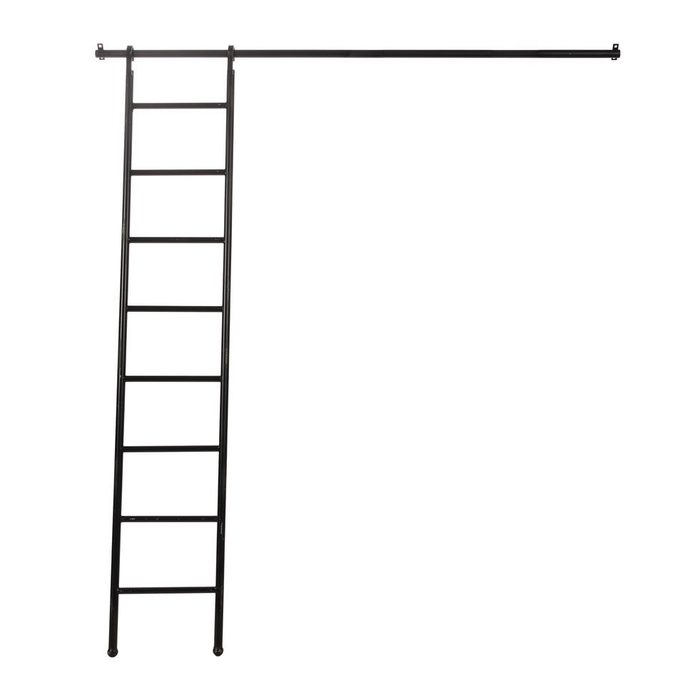 eindeloos Veraangenamen Gebeurt Rootsmann Ladder industrieel - Metaal Zwart - Metaal | Leen Bakker
