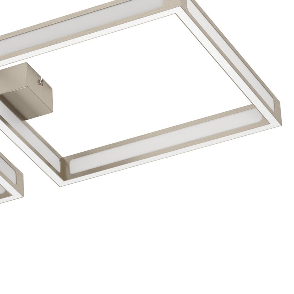 EGLO Altaflor Plafondlamp - LED - 100 cm - Grijs/Wit