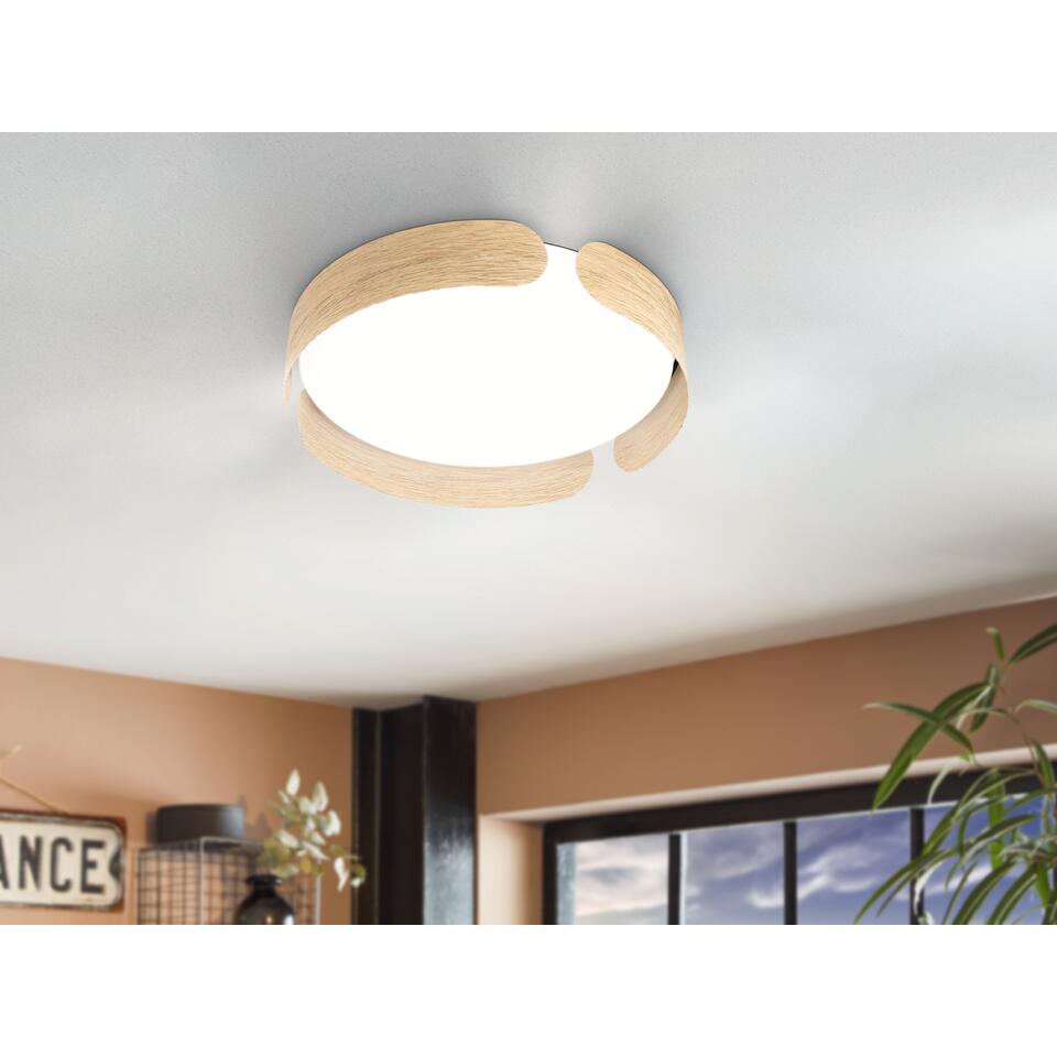 EGLO Sarginto Wandlamp/Plafondlamp - LED;LED - 59 cm - Zwart/Wit