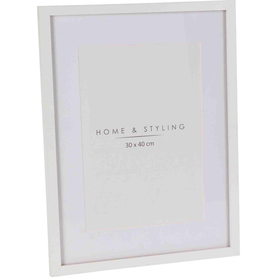Noord kreupel harpoen Home & Styling Fotolijst - kunststof - wit - geschikt foto van 30 x 40 cm |  Leen Bakker