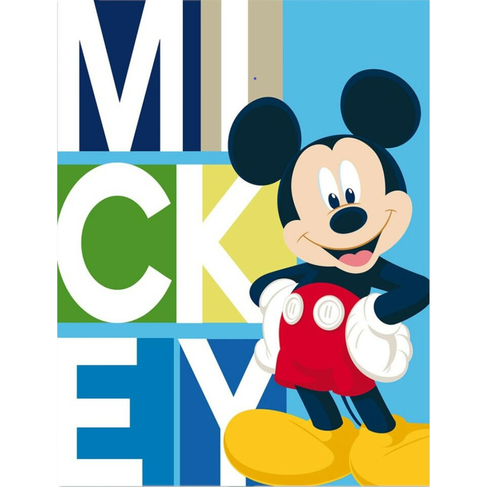Disney Mickey Mouse Fleecedeken/plaid - 100 x 140 cm