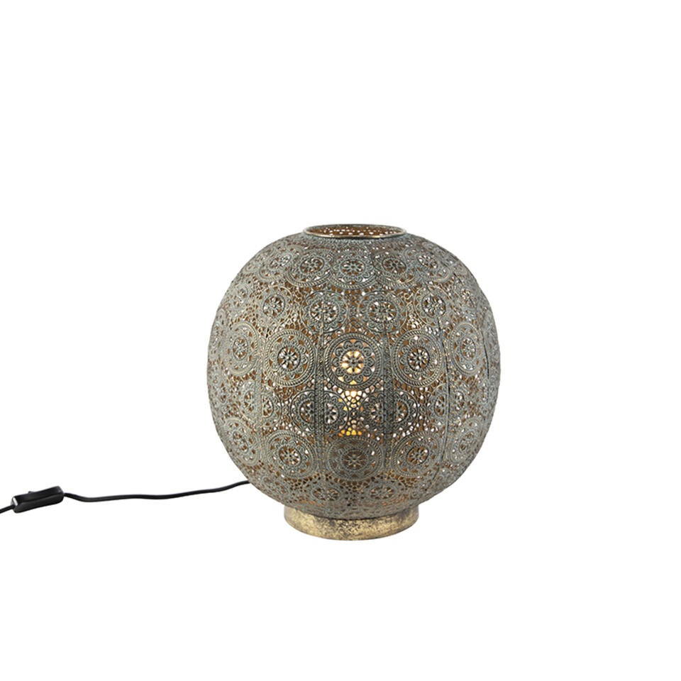 QAZQA Oosterse tafellamp 32 cm - Baloo Leen
