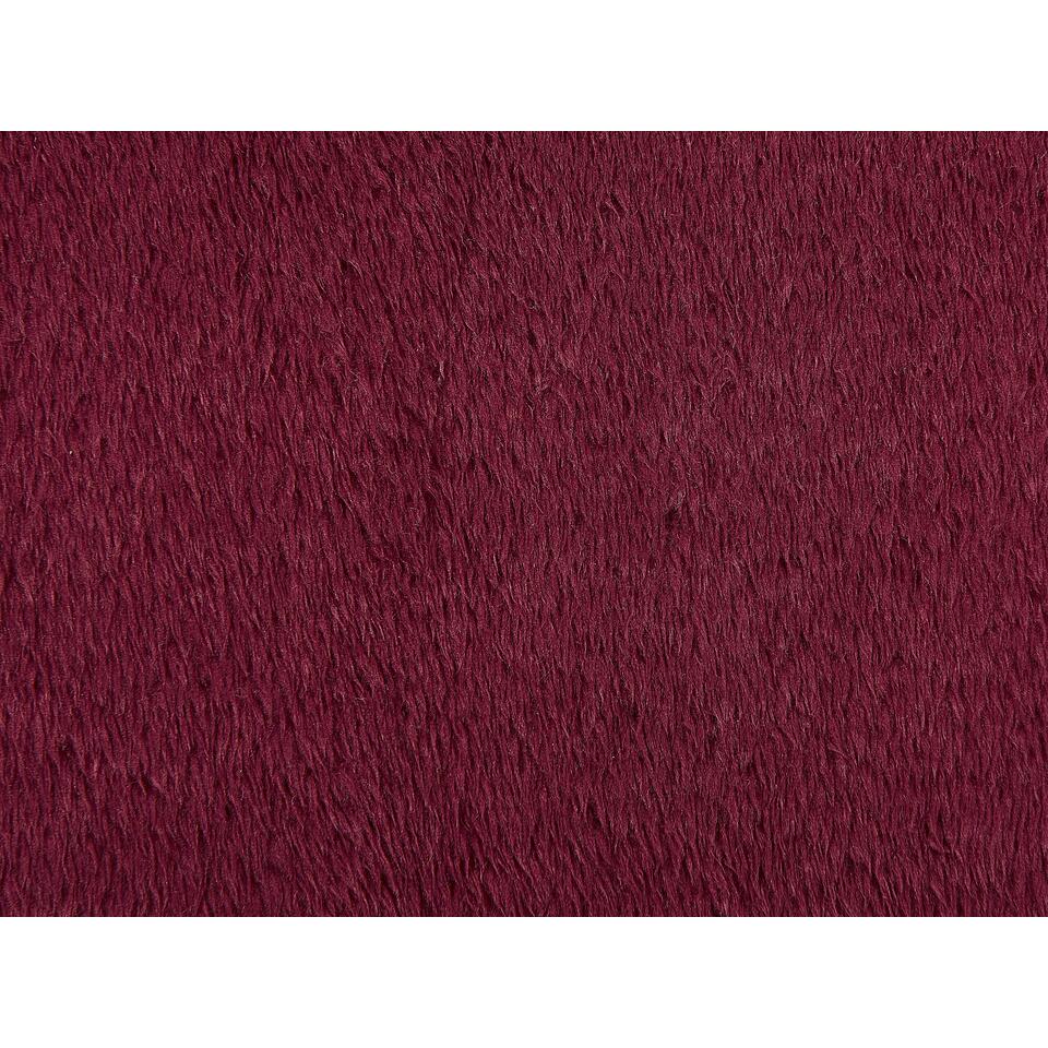 Beliani Plaid NAMDU - Rood polyester