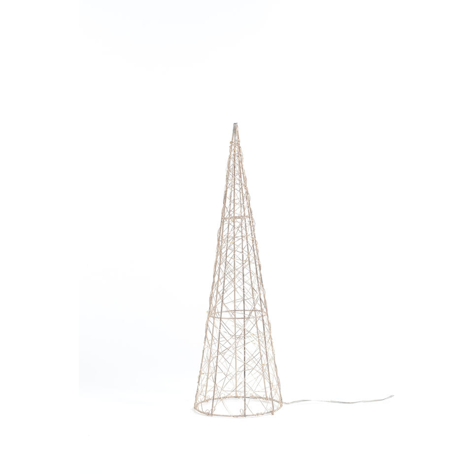 Anna Collection kerstverlichting piramide H40 cm goud Leen Bakker