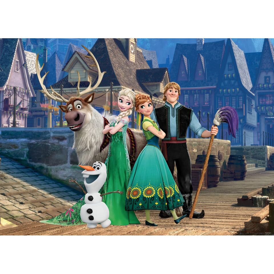 Disney poster - Frozen - blauw, groen en bruin - 160 x 110 cm - 600641 |  Leen Bakker