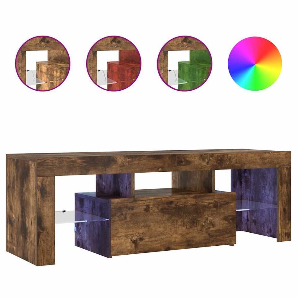 vidaXL - Tv-meubel - met - LED-verlichting - 195x35x40 - cm - betongrijs vanaf € 122,99 (april 2026 vidaXL - Tv-meubel - met - LED-verlichting - 195x35x40 - cm - betongrijs vanaf € 122,99 (april 2026